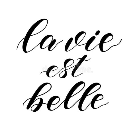 la belle est vie meaning